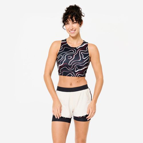 Fta 120 crop print capsule uk 16 / eu xl Vermelha G