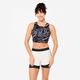 Fta 120 crop print capsule uk 16 / eu xl Vermelha G