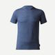 Camiseta masculina de lã merino trekking Travel 100, azul, 3G