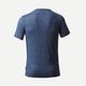 Camiseta masculina de lã merino trekking Travel 100, azul, 3G
