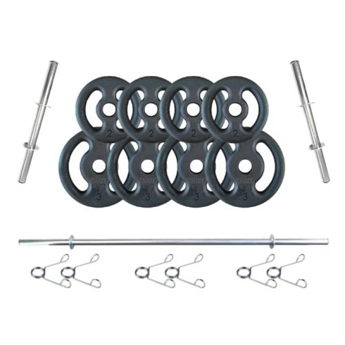 Kit Musculação 20 Kg Barras E Anilhas - Treino Em Casa é ruim? Kit Musculação 20 Kg Barras E Anilhas - Treino Em Casa é boa?