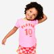 Camiseta mc 100 bb camiseta rosa, 96-102cm entre 3/4 anos Rosa 4-5 ANOS