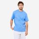 Camiseta masculina de Ginástica e Pilates 500 Essentials, azul, 3G