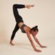 LEGGINGS 7/8 FEMININA DE YOGA SEM COSTURAS  PREMIUM, preto, G