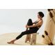LEGGINGS 7/8 FEMININA DE YOGA SEM COSTURAS  PREMIUM, preto, G