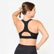 Top Feminino Fitness Cardio com Fecho 900, preto, 3G