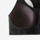 Top Feminino Fitness Cardio com Fecho 900, preto, 3G