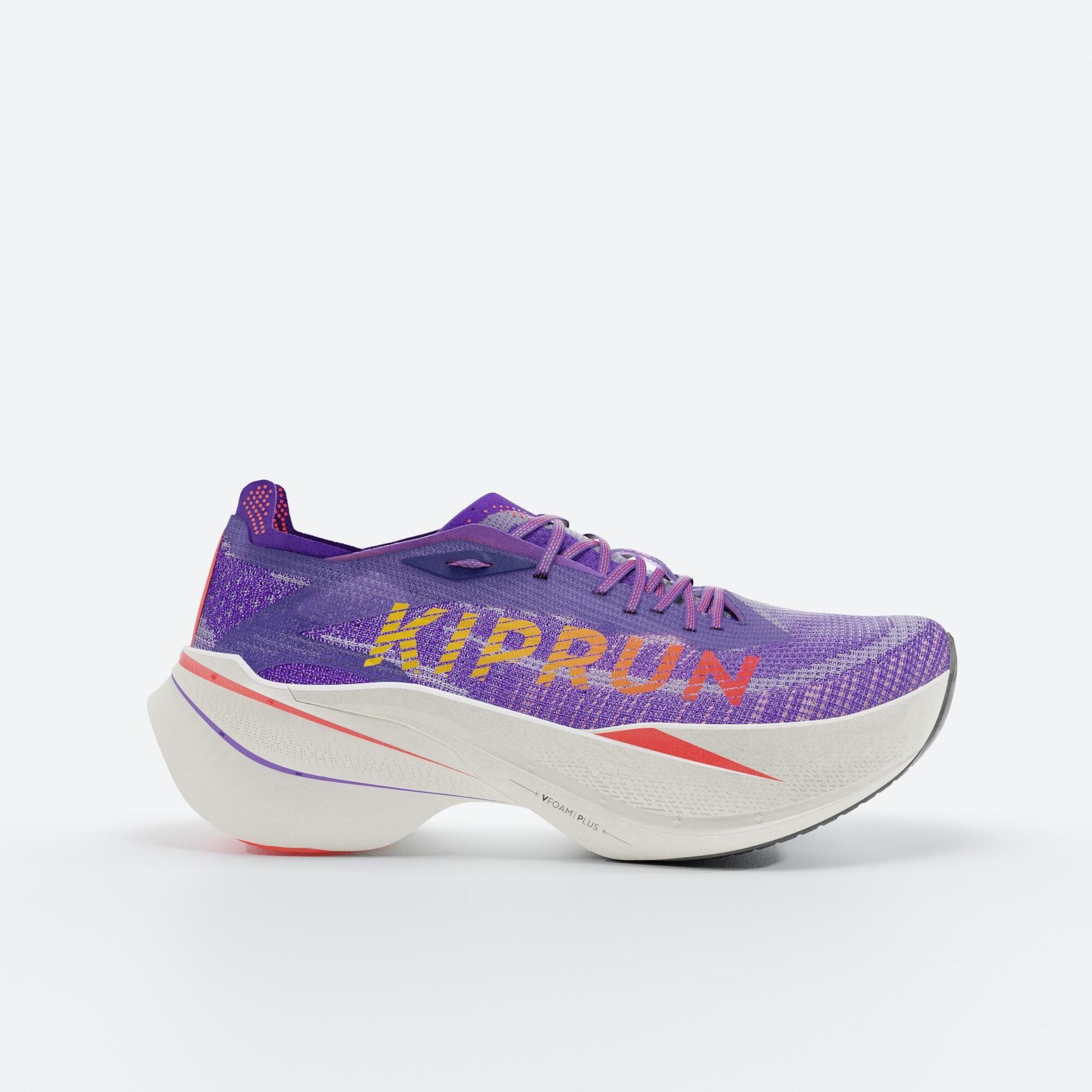 Tênis Masculino de Corrida com Placa Carbono KD900x LD+ Kiprun Roxo