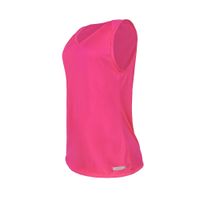 Top de Alças Respirável de Corrida Feminino Dry, rosa-neon, 36