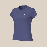 *camiseta fem fila tennis basic azul, xl Azul G