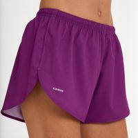 Shorts Feminino de Corrida Run Kalenji, roxa, 3G