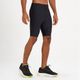 Bermuda masculina Kiprun 500 Compact, preta, 3G