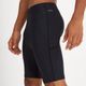 Bermuda masculina Kiprun 500 Compact, preta, 3G