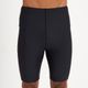 Bermuda masculina Kiprun 500 Compact, preta, 3G