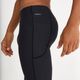 Bermuda masculina Kiprun 500 Compact, preta, 3G