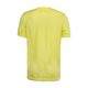 Camiseta de corrida masculina seca e respirável, amarelo-pastel, M