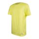 Camiseta de corrida masculina seca e respirável, amarelo-pastel, M