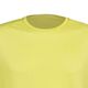 Camiseta de corrida masculina seca e respirável, amarelo-pastel, M
