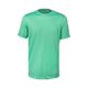 Camiseta de corrida masculina seca e respirável, verde-esmeralda, P