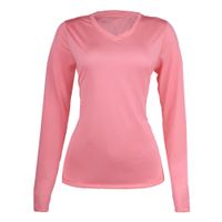Camiseta Feminina de Corrida Run Dry 100 Kiprun, rosa, 3G
