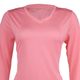 Camiseta Feminina de Corrida Run Dry 100 Kiprun, rosa, 3G