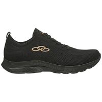 Tênis feminino de caminhada Ultraleve 130g., preto, 34