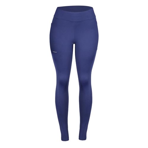 Legging Feminina de Corrida Compacta 500 Kiprun, azul, 3G