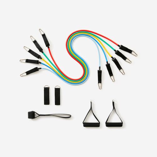 Resistance tube kit x5, no size Preto ÚNICO