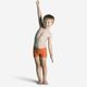 Sunga infantil de natação Boxer BB Nabaiji, laranja, 4-5 ANOS