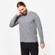 T-shirt ls regular 100, 3xl (chest 52") Cinza 3G