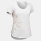 Camiseta Feminina para Caminhada NH500 Quechua / branco / 3G