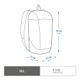 Backpack nh100 10l black ddy, 10l Electric-blue