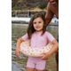 Maiô Infantil de Natação Nabaiji Null, rosa-doce-rosa, 24 MESES