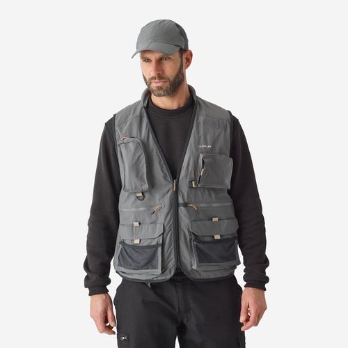 Fishing vest 500 grey, 2xl (chest 47