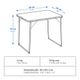 Table camping - 2/4 pers, no size Azul