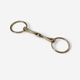 French link ring snaffle bit, 125mm Ouro UNICO