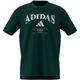 Camiseta Masculina de Tennis Adidas, verde-escuro, G