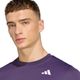 Camiseta Masculina de Tennis Club 3STR Tee Adidas, roxo, G