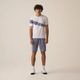 *bermuda masc fila player f-box cnz, xl Cinza GG