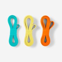 Resistance band pack fl 15 25 3, no size Turquesa-amarelo-laranja ÚNICO