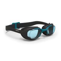 Óculos de Natação - XBase, preto-azul, tamanho ajustável