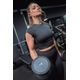 Crop seamless ts muscu bl, uk 16 / eu xl Preto G