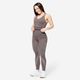 Seamless muscu tank brown, uk 16 / eu xl Marrom G