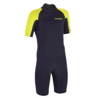 Srty100 jr surf springsuit nav, 14 years Preto-amarelo 8 ANOS