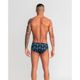 Sunga Masculina de Natação Lateral Fabiola Molina, azul, P