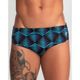 Sunga Masculina de Natação Lateral Fabiola Molina, azul, P