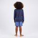 Camiseta Infantil de Surf Proteção UV50+ Tribord, azul, 4 ANOS