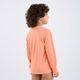 Camiseta Infantil de Surf Proteção UV50+ Olaian, laranja, 4 Anos