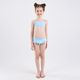 Top infantil cruzado light blue, 8 years Azul 4 ANOS