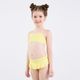 Top infantil cruzado light blue, 8 years Amarelo 4 ANOS